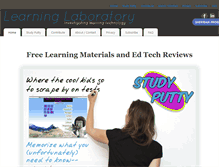 Tablet Screenshot of learning-laboratory.com